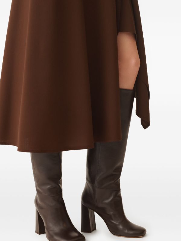 Fabiana Filippi レザーロングブーツ | ブラウン | FARFETCH JP