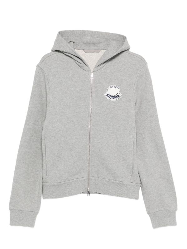 Moncler ジップアップ パーカー | グレー | FARFETCH JP