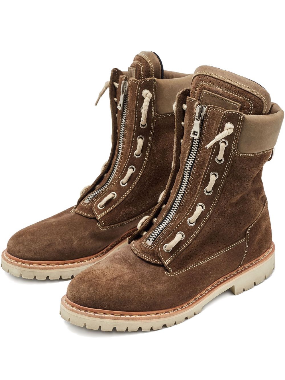 Balmain Pre-Owned 2024 スエードブーツ | ブラウン | FARFETCH JP