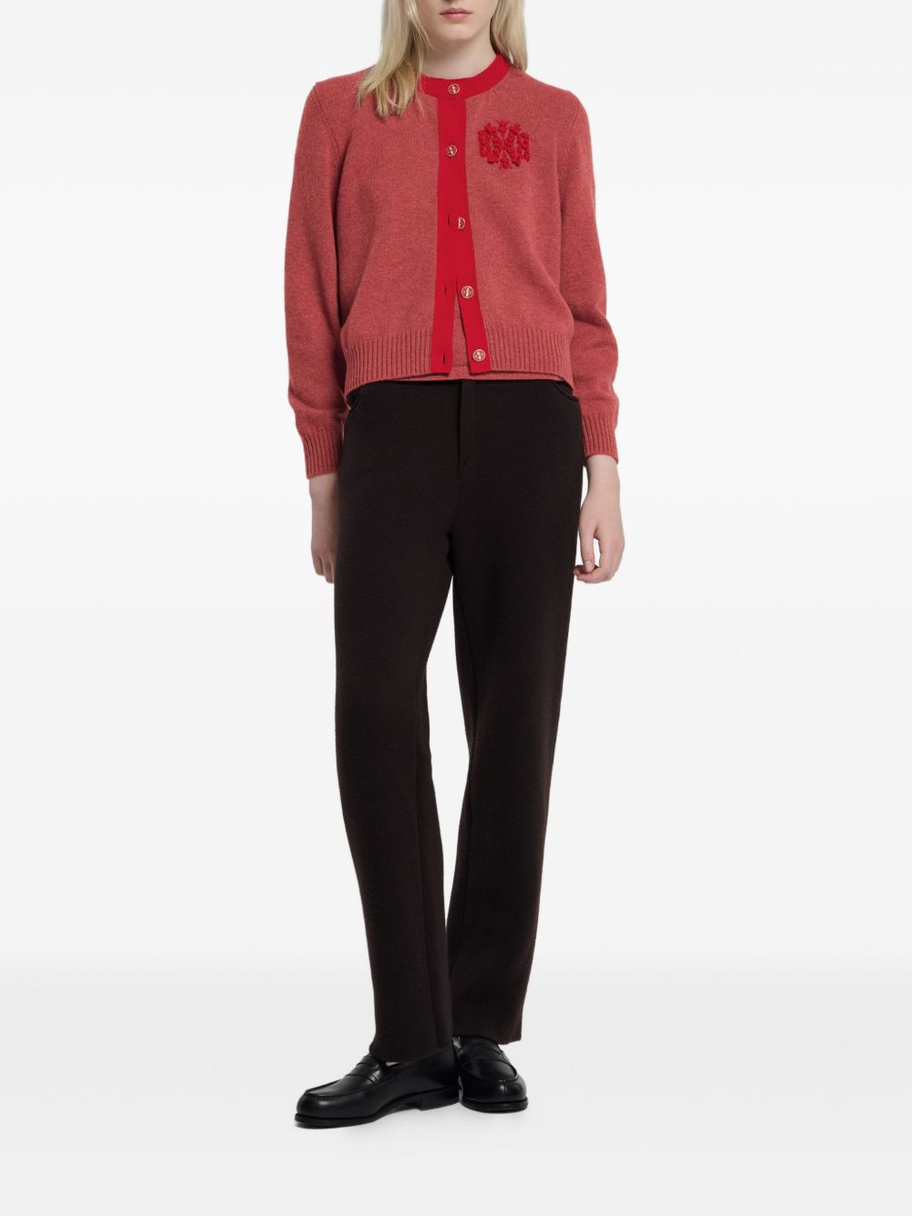 Barrie カシミア カーディガン | レッド | FARFETCH JP