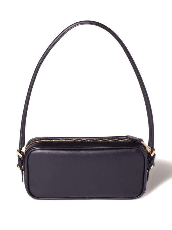 Miu Miu レザーミニバッグ | ブラック | FARFETCH JP