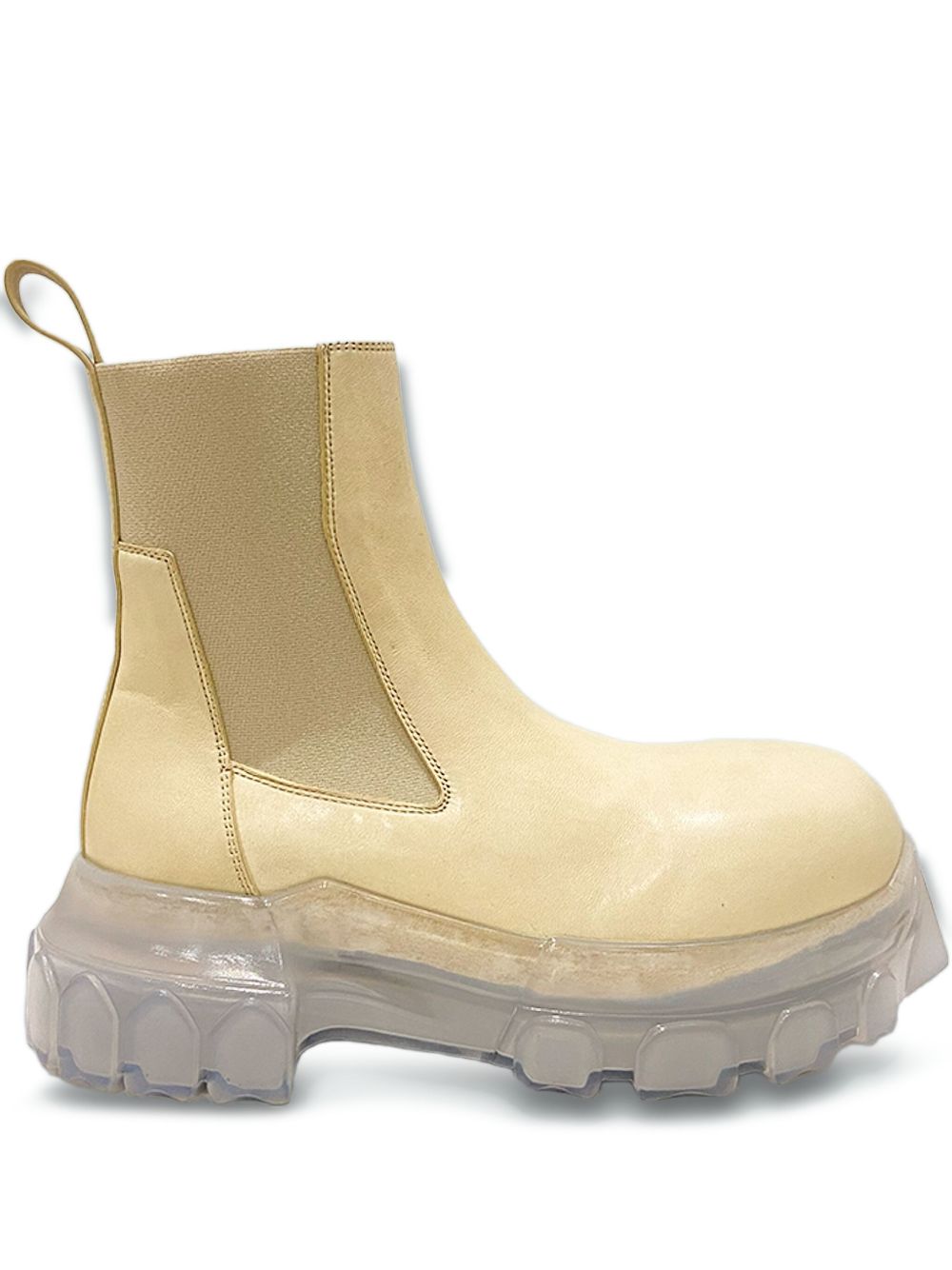 Rick Owens Beatle Bozo Tractor Chelsea Boots | Neutrals | FARFETCH