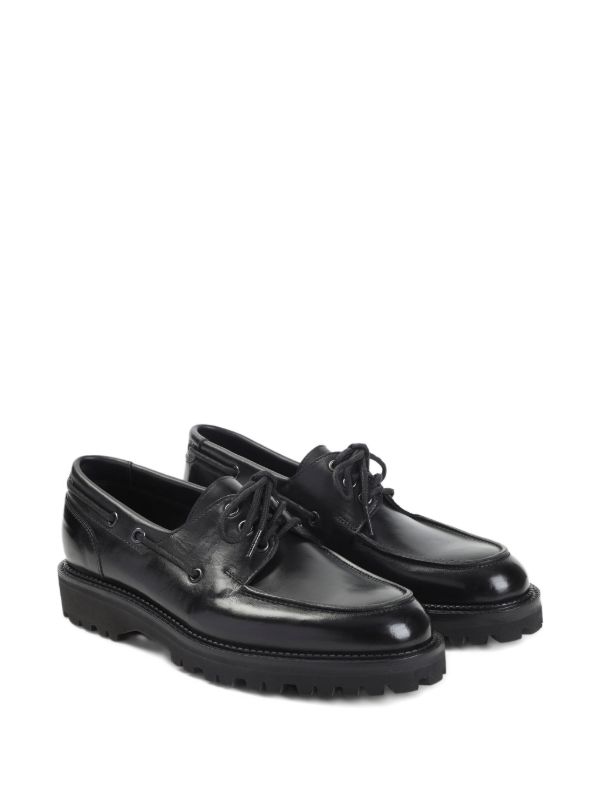 John Lobb Tide レースアップ デッキシューズ | ブラック | FARFETCH JP