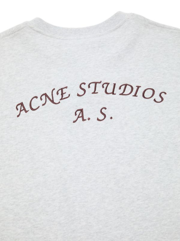 Acne Studios ロゴ スウェットシャツ | グレー | FARFETCH JP