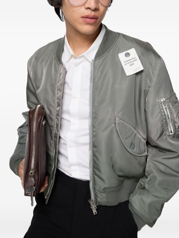 Acne Studios ボンバージャケット | グレー | FARFETCH JP