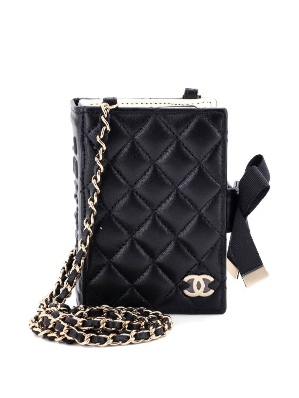 CHANEL Pre-Owned ココマーク ブック カードホルダー ウィズ チェーン