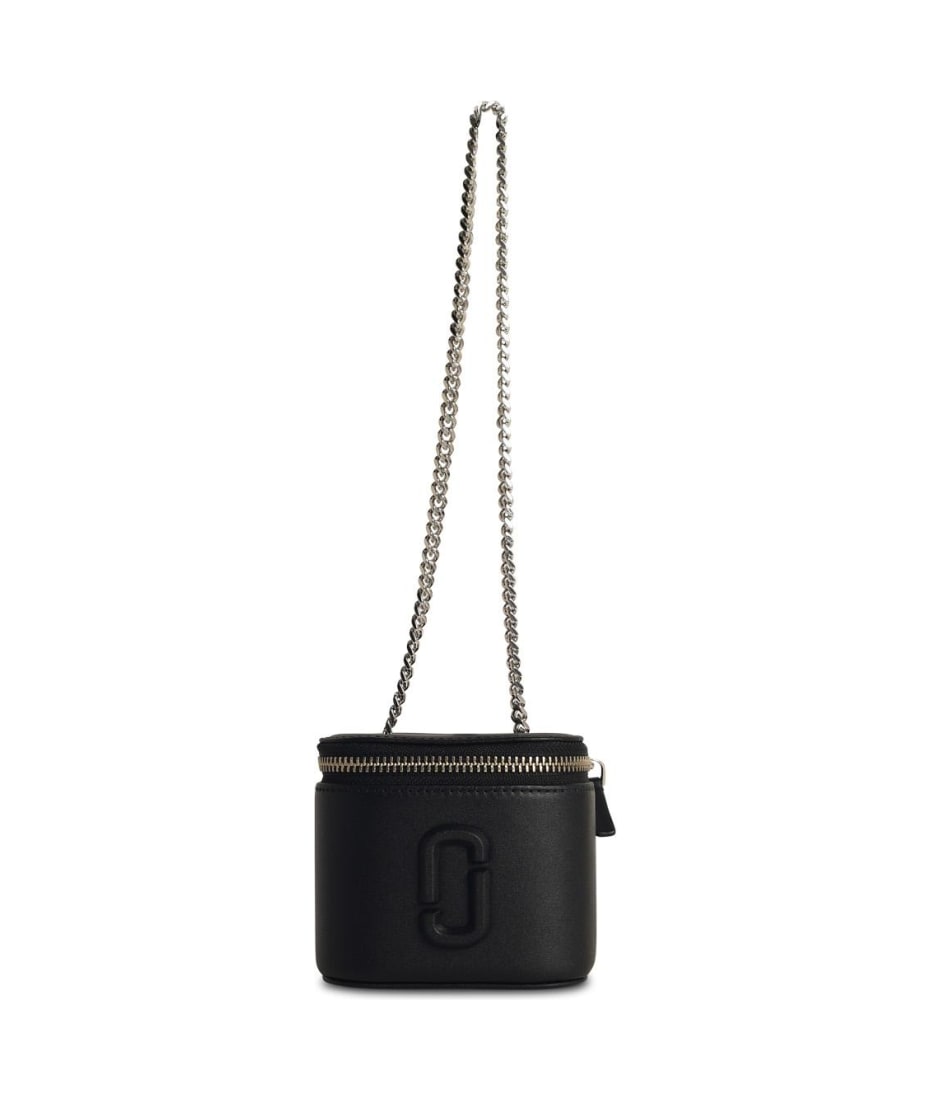 Marc Jacobs 'the Vanity' Mini Black Leather Crossbody Bag
