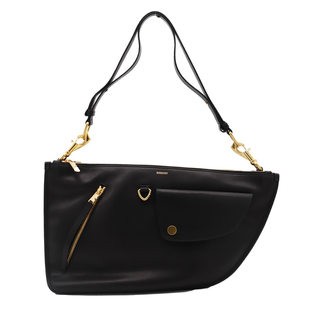 Burberry Black Leather Shoulder Bag | italist