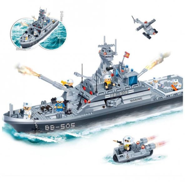 PTTAVM: Banbao 858 Parça Savaş Gemisi Lego Seti 8413