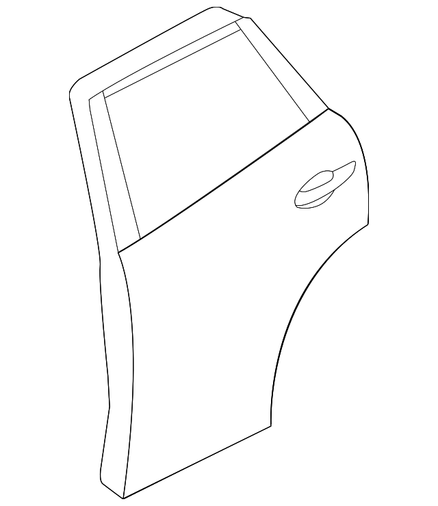 KBY0-73-02XE - Door Shell 2017-2025 Mazda CX-5 | Mazda-Parts