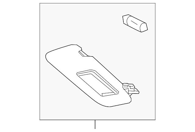 BHN9-69-270A-75 - Sun-Visor 2014-2018 Mazda 3 | Mazda-Parts
