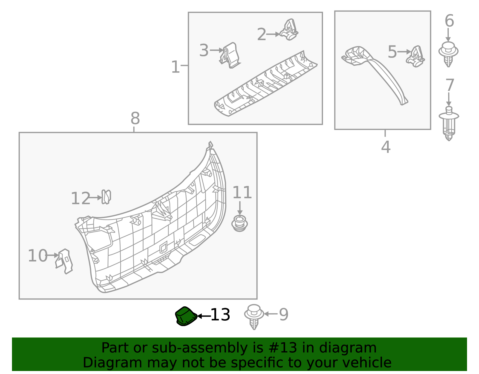 KB7W-68-966A-02 - Pull Handle 2017-2025 Mazda | Mazda Parts Connect