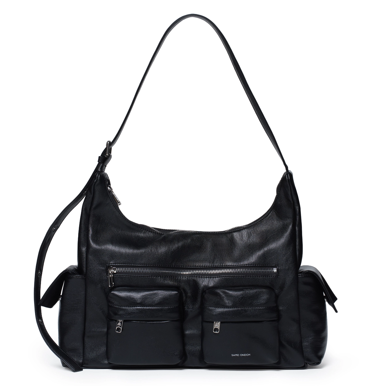 포켓 머그백 pocket mug bag L nappa black : SAMO ONDOH