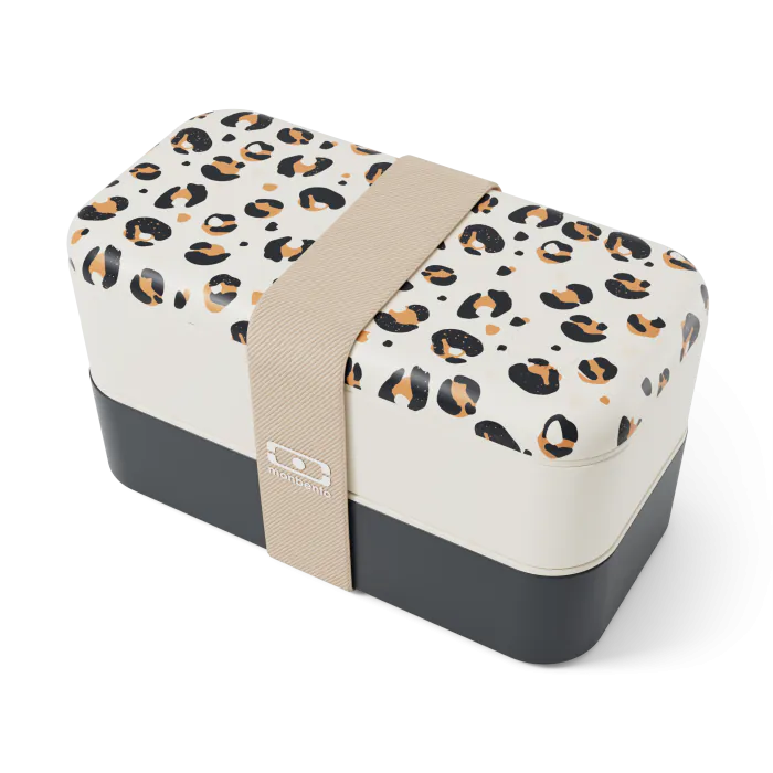 Original graphic Leopard - the trendy lunch box Made in France