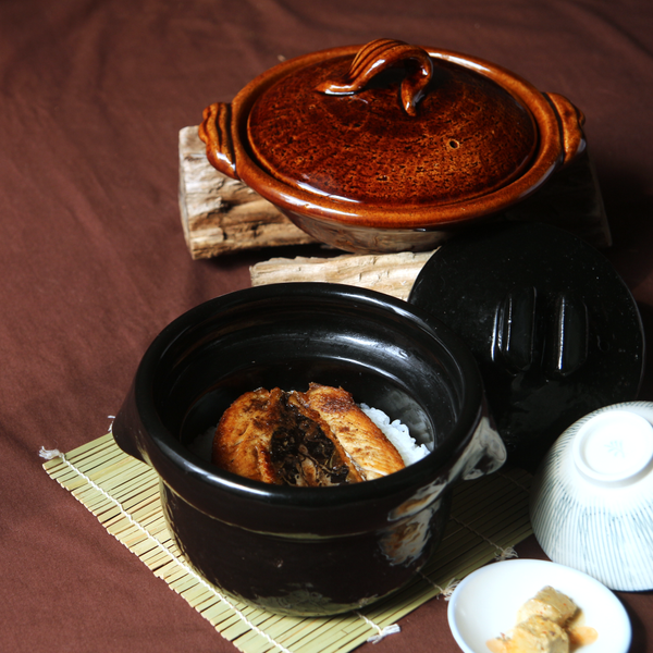 日本雲井窯—黑樂飯鍋（3合） PEKOE