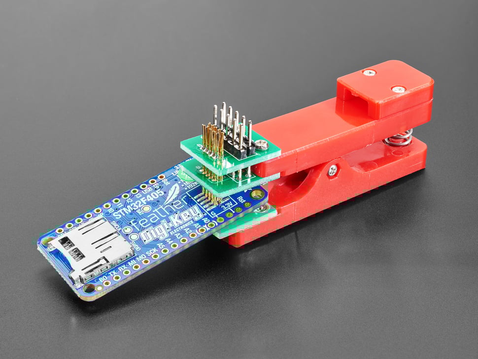 SWDポゴピンプローブクリップ 2×5 1.27mmピッチ — スイッチサイエンス