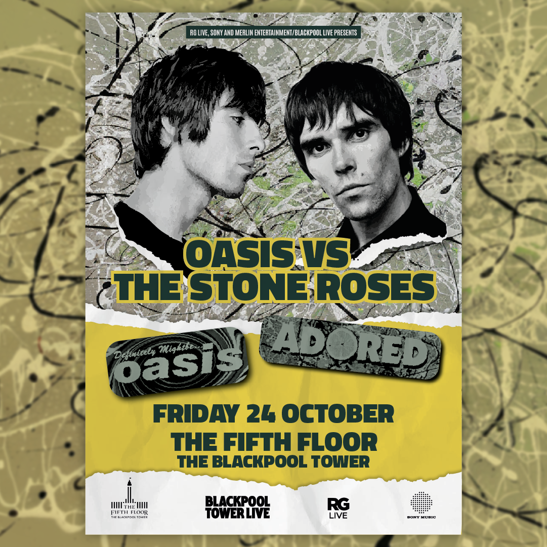 Oasis vs The Stone Roses Tribute | Blackpool | RG Live