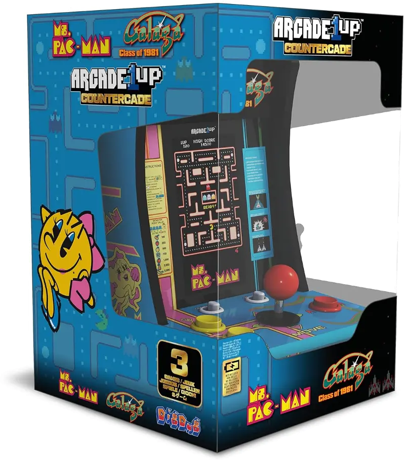 Arcade1Up Class of 81 Ms. PAC-Man/Galaga Countercade | RC Willey