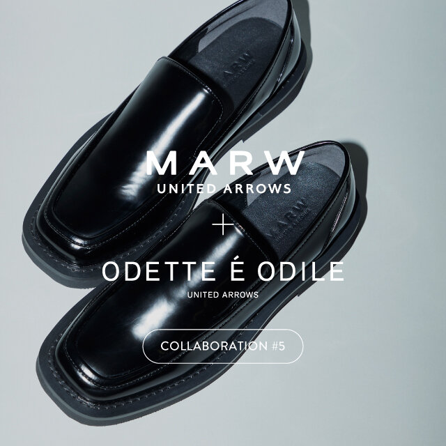 MARW UNITED ARROWS＋ODETTE E ODILE コラボレーションシューズ発売