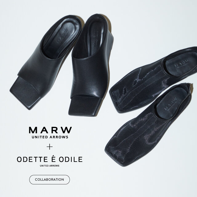 MARW UNITED ARROWS＋ODETTE E ODILE コラボレーションシューズ発売