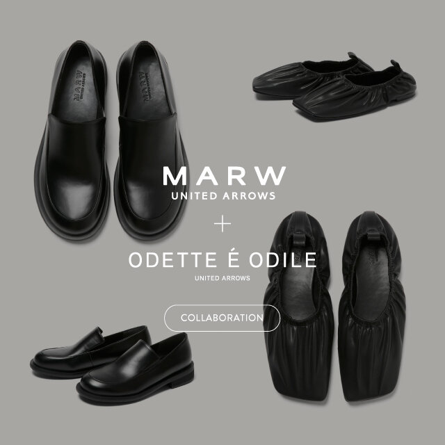 MARW UNITED ARROWS＋ODETTE E ODILE コラボレーションシューズ発売