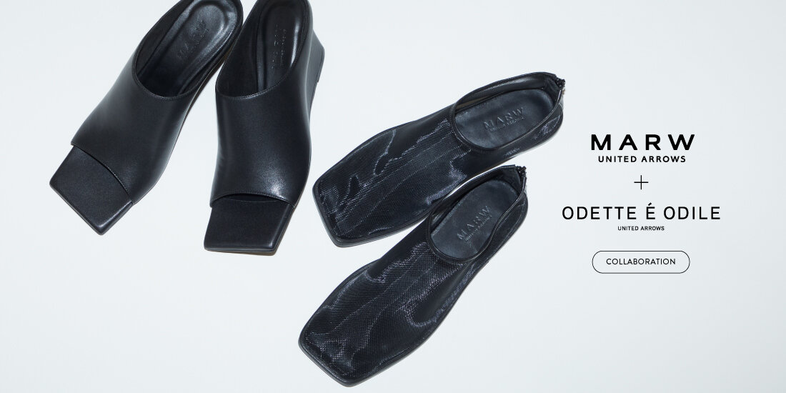 MARW UNITED ARROWS＋ODETTE E ODILE コラボレーションシューズ発売