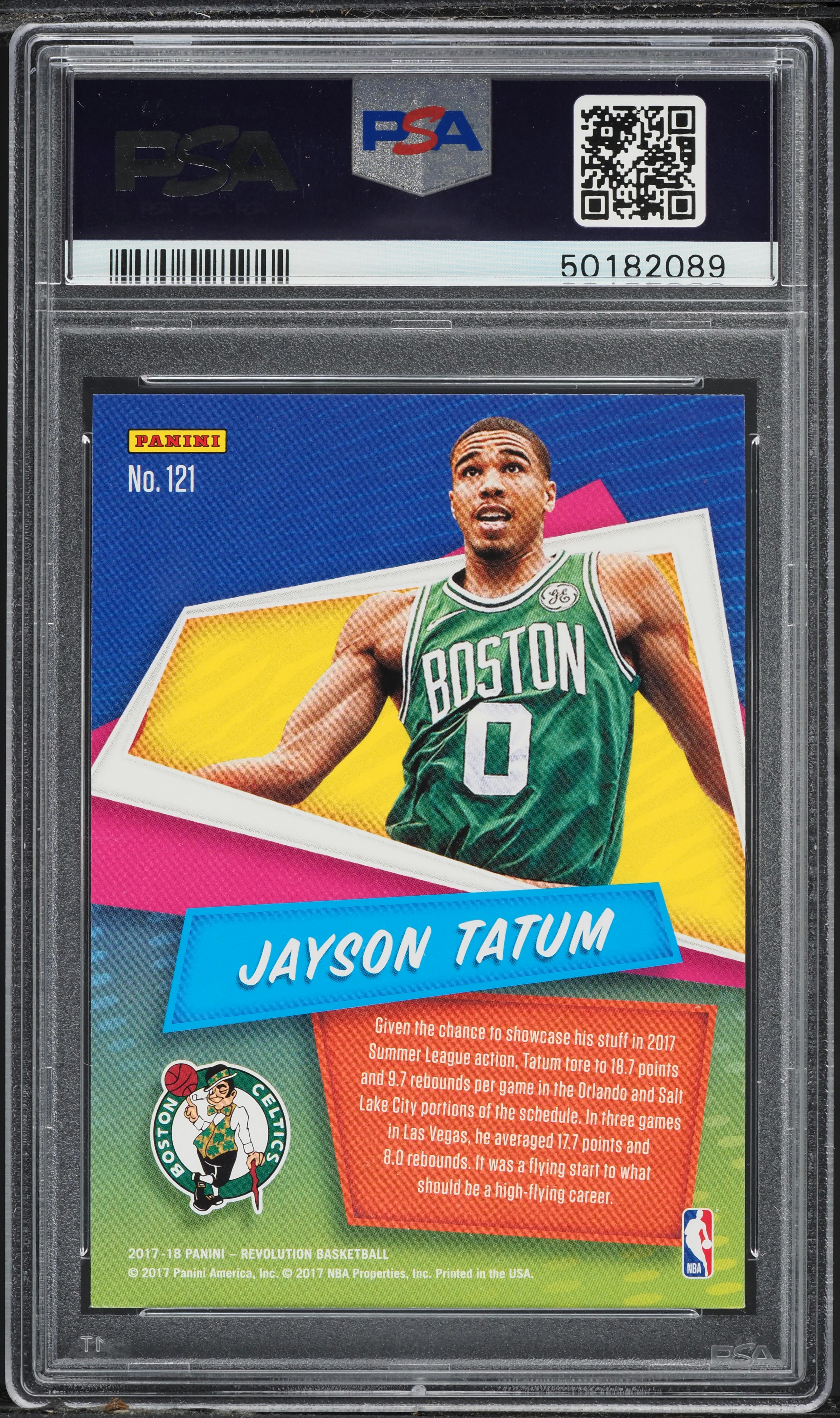 2017 Panini Revolution Chinese New Year Jayson Tatum ROOKIE #121