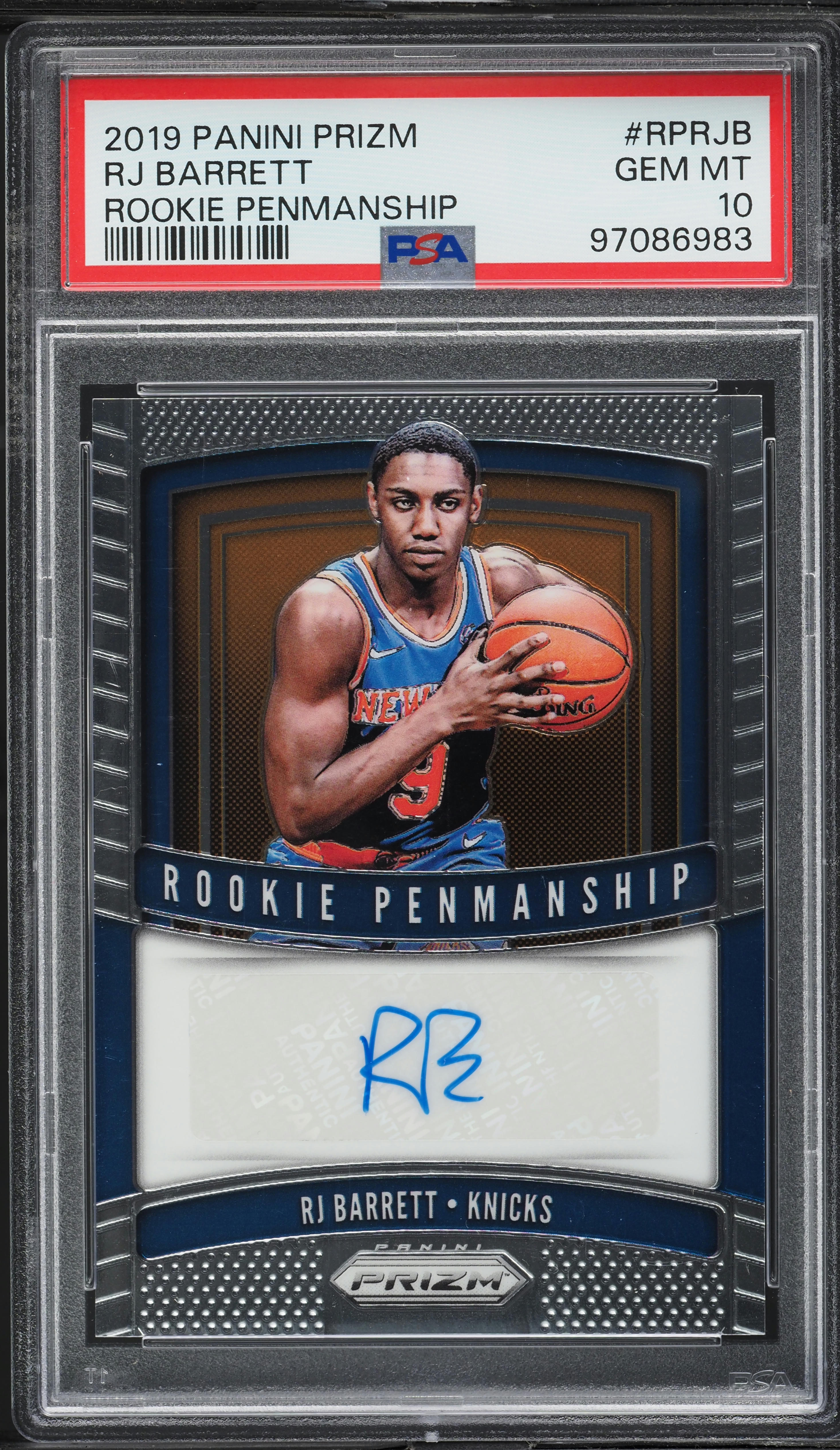 RJ Barrett 直筆サイン 2019 Panini flawless RJ Barrett 直筆サイン