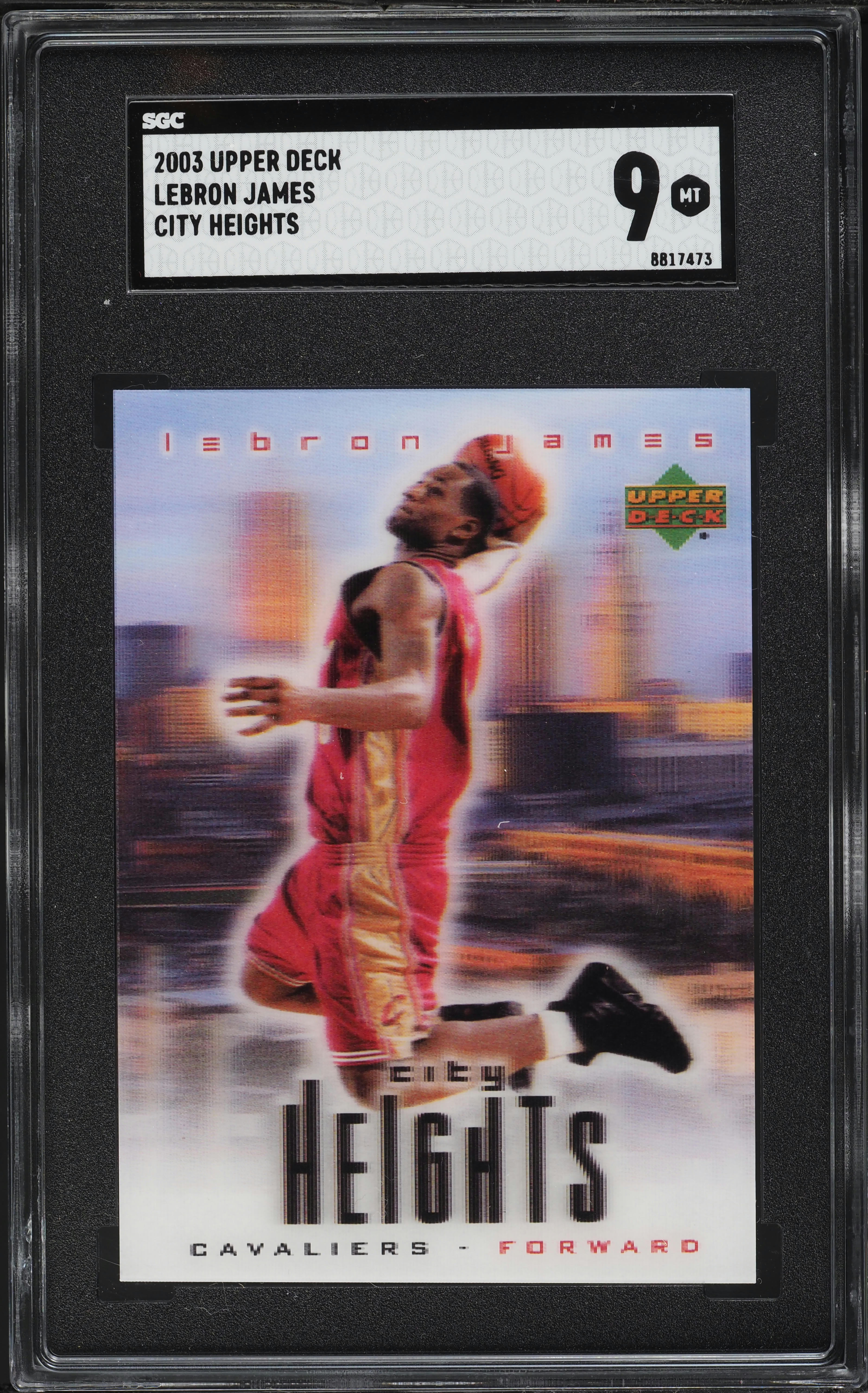 2003 Upper Deck City Heights LeBron James ROOKIE SGC 9 MINT on