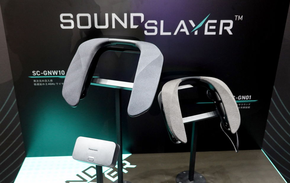 パナソニック 新発売のネックスピーカーと4Kテレビで迫力体験【TGS2023
