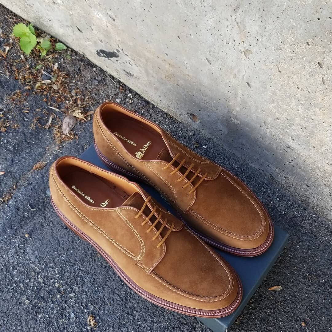 Alden 73993 | Buy Alden Ranger Mocc Toe Oxfords in Handsewn Snuff