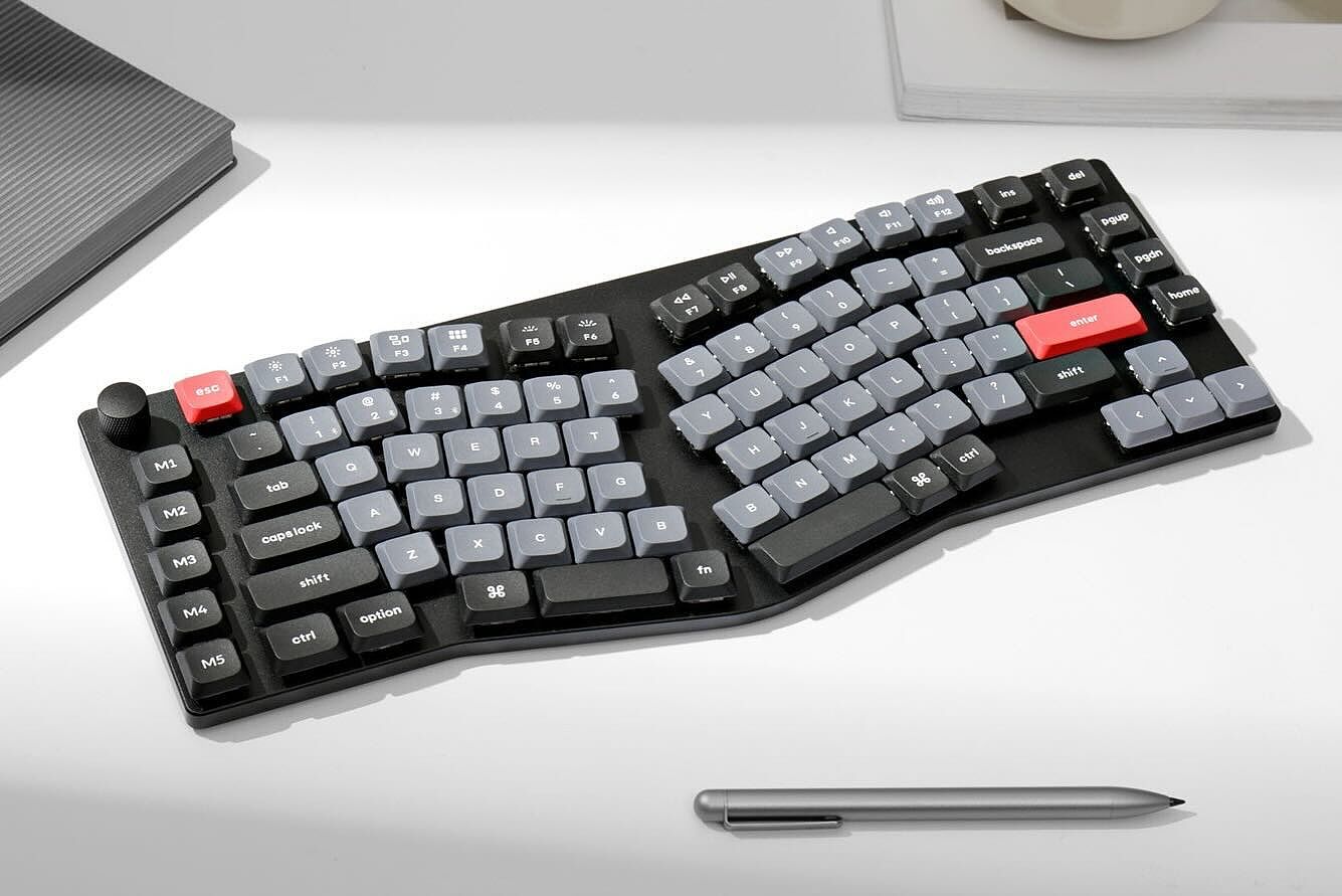 Keychron K15 Pro (Aliceレイアウト) QMK/VIA ワイヤレス・メカニカル