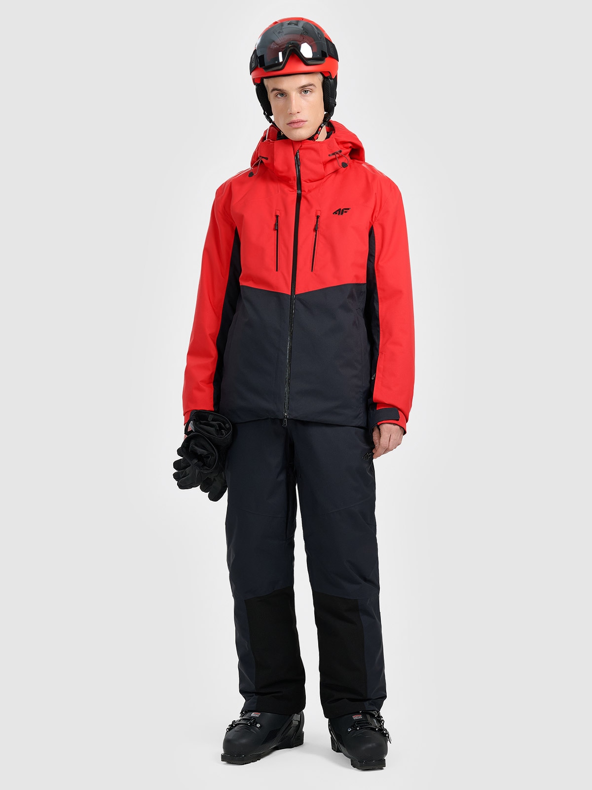 Men's ski jacket Dermizax membrane 20000 with Primaloft Black