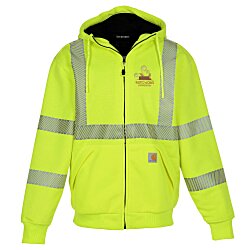 Carhartt High-Visibility Thermal-Lined Full-Zip Hoodie 169694