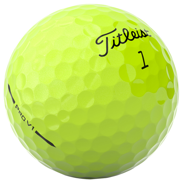 Titleist Pro V1 Yellow Golf Ball - Dozen - Factory Direct 100124-Y