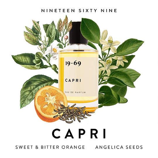 19-69 Capri Eau De Parfum, Unisex Citrus Perfume | 50 ml
