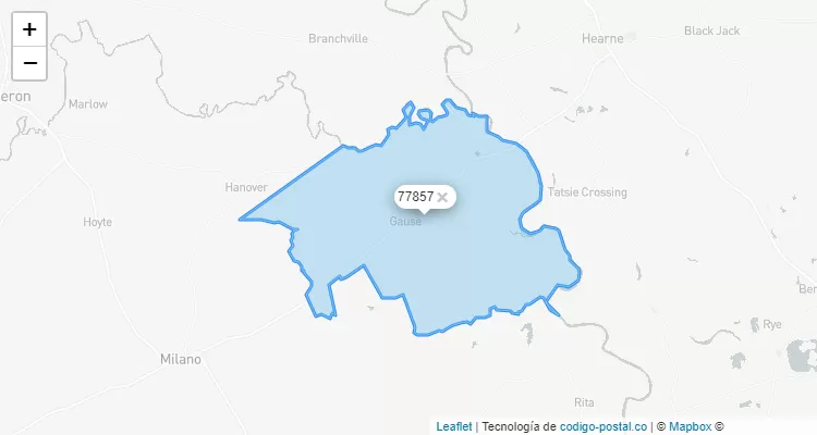 77857 ZIP Code - United States