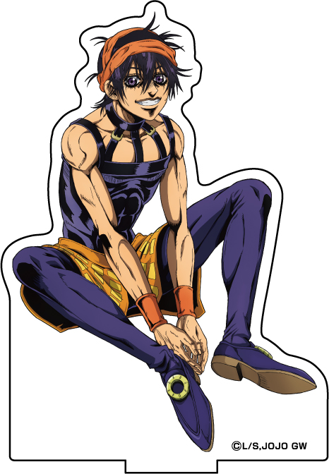 ジョジョ黄金の風_BIGアクリルスタンド 新たなる旅立ち2 ③ナランチャ