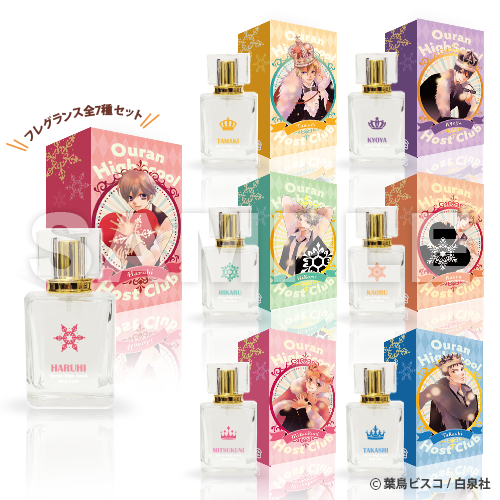 桜蘭高校ホスト部_フレグランス_コンプリートセット ※特典ポストカード
