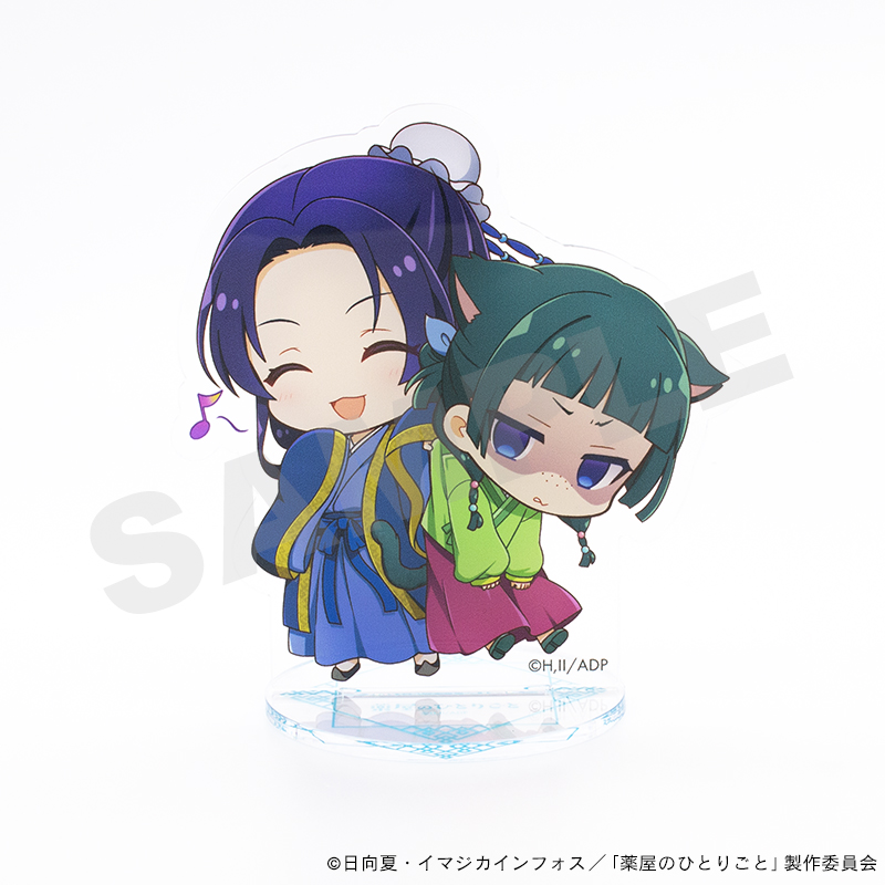 薬屋のひとりごと_アクリルフィギュアスタンド・ネコ猫猫と壬氏 | 公式