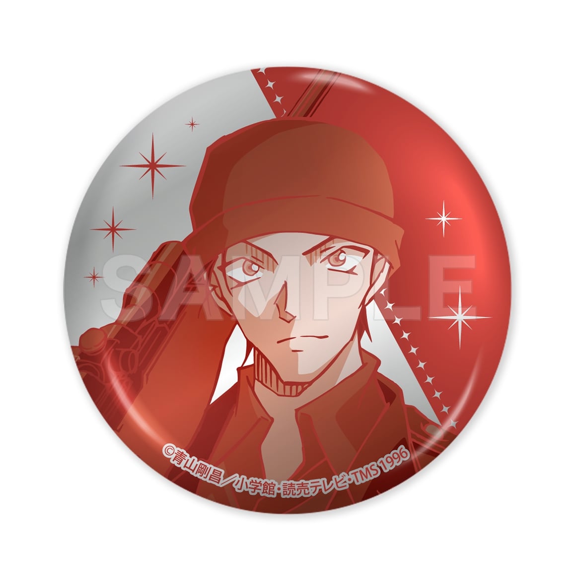 コナン ナムコ 缶バッジ 赤井秀一 3点 コナンナムコ缶バッジ赤井秀一3点