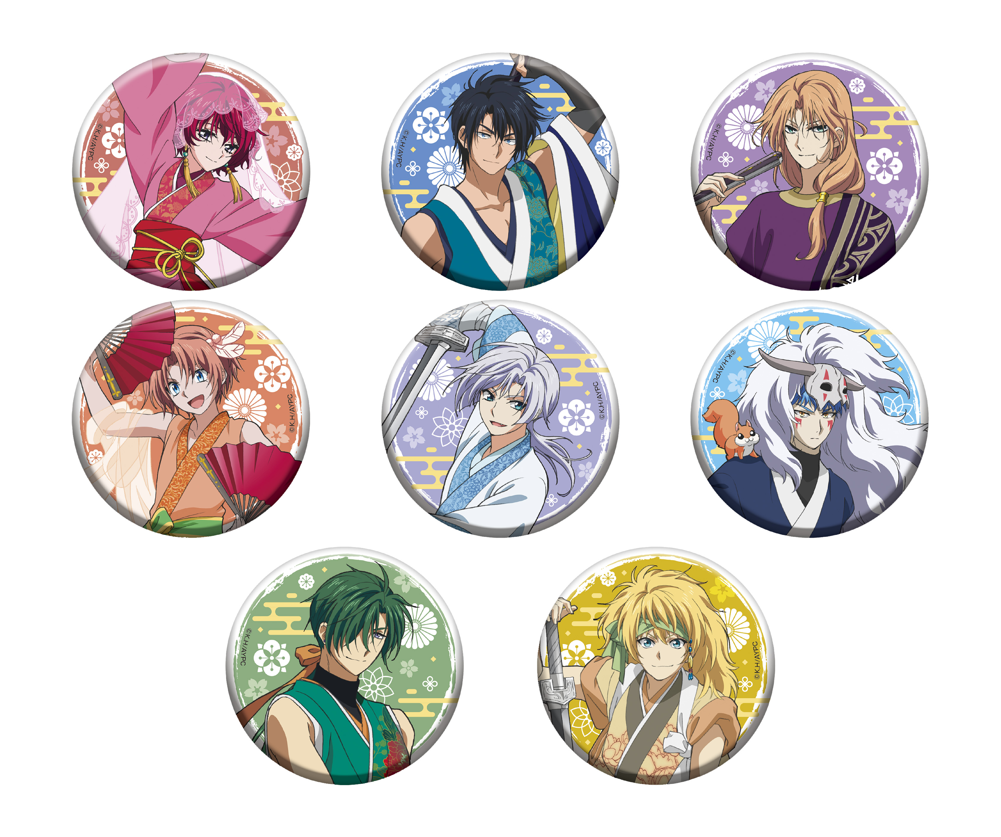 暁のヨナ_描き下ろし缶バッジコレクション 【BOX／8個入り