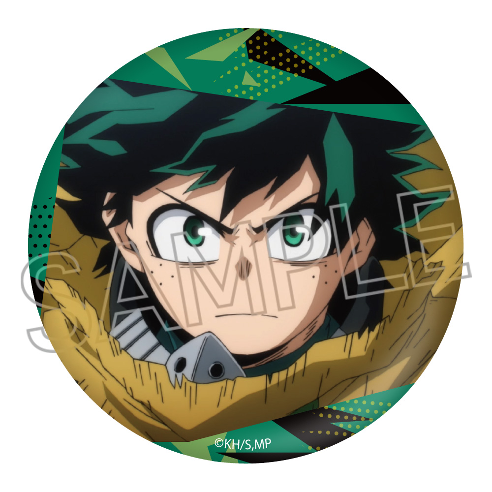 僕のヒーローアカデミア_キラキラ缶バッジ 緑谷出久 | 公式グッズ