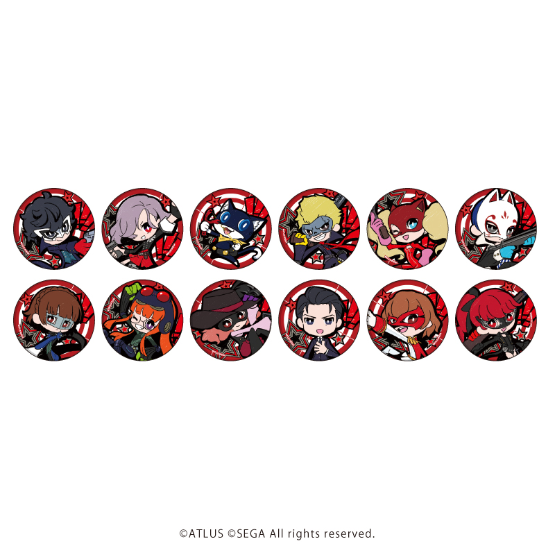 ペルソナ5 タクティカ_缶バッジ01/BOX(全12種)(グラフアートイラスト