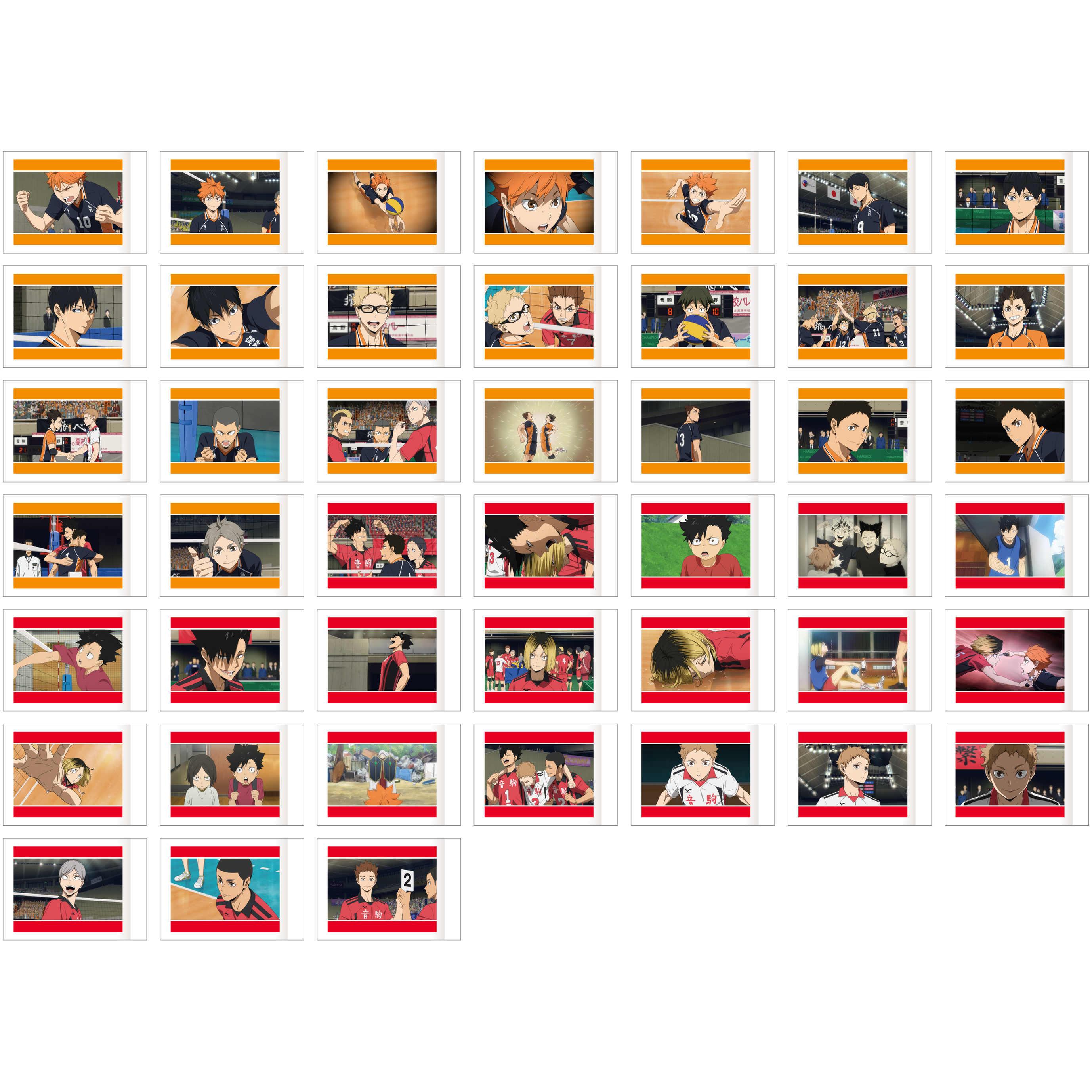 ハイキュー!! ゴミ捨て場の決戦_ぱしゃこれ／Vol.2【全45種】【BOX／10