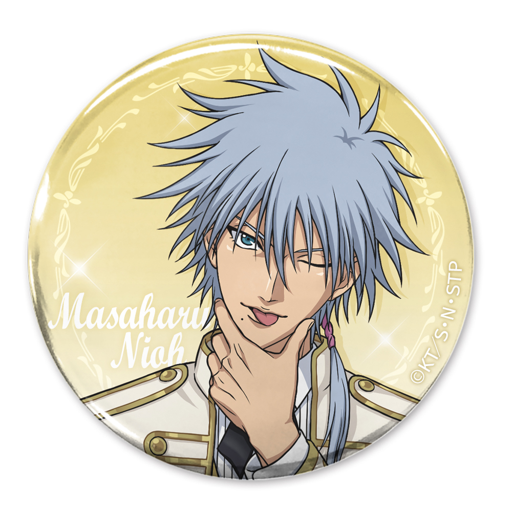 新テニスの王子様_描き下ろし 仁王雅治 65mm缶バッジ | 公式グッズ