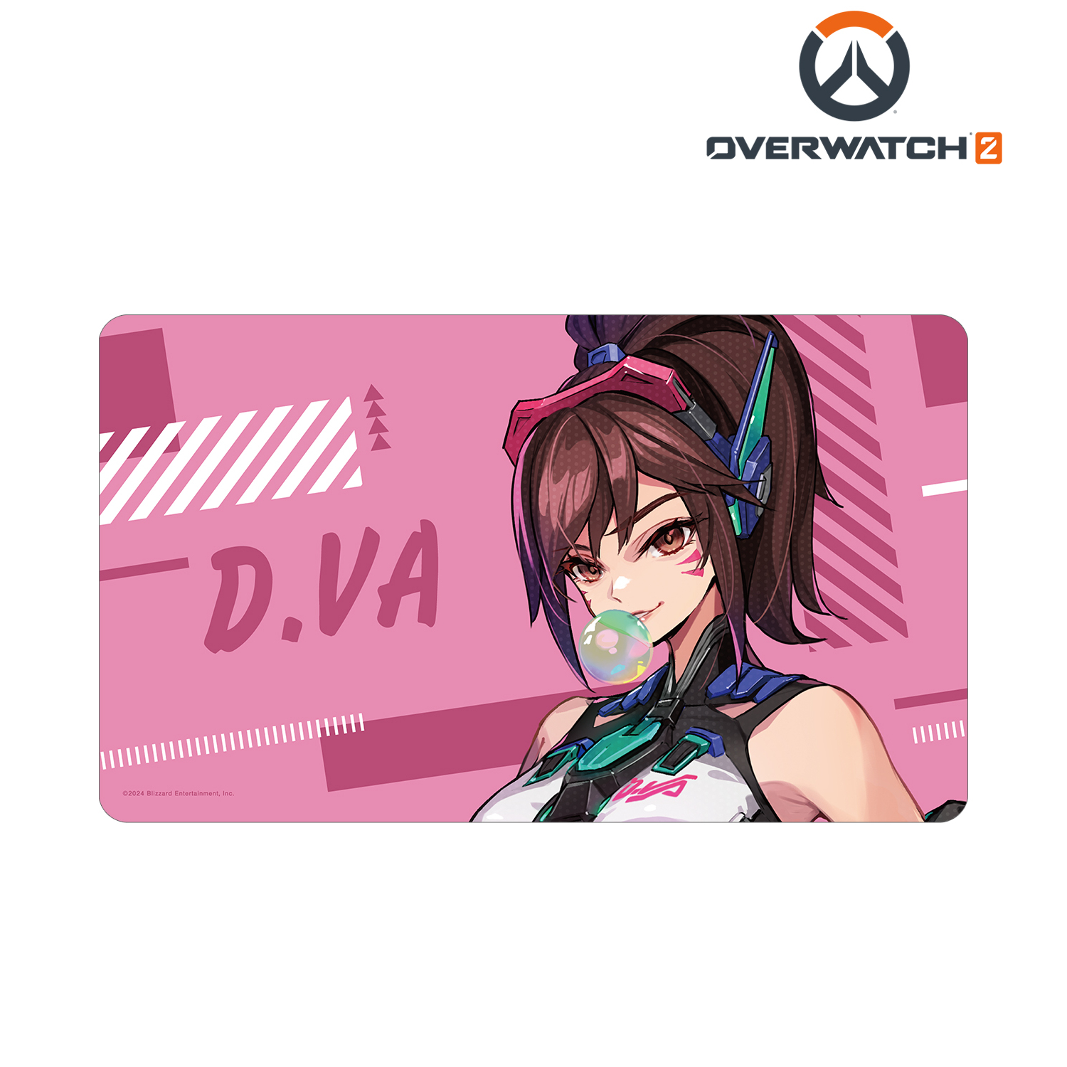オーバーウォッチ 2_POKImariさんイラスト D.Va マルチデスクマット
