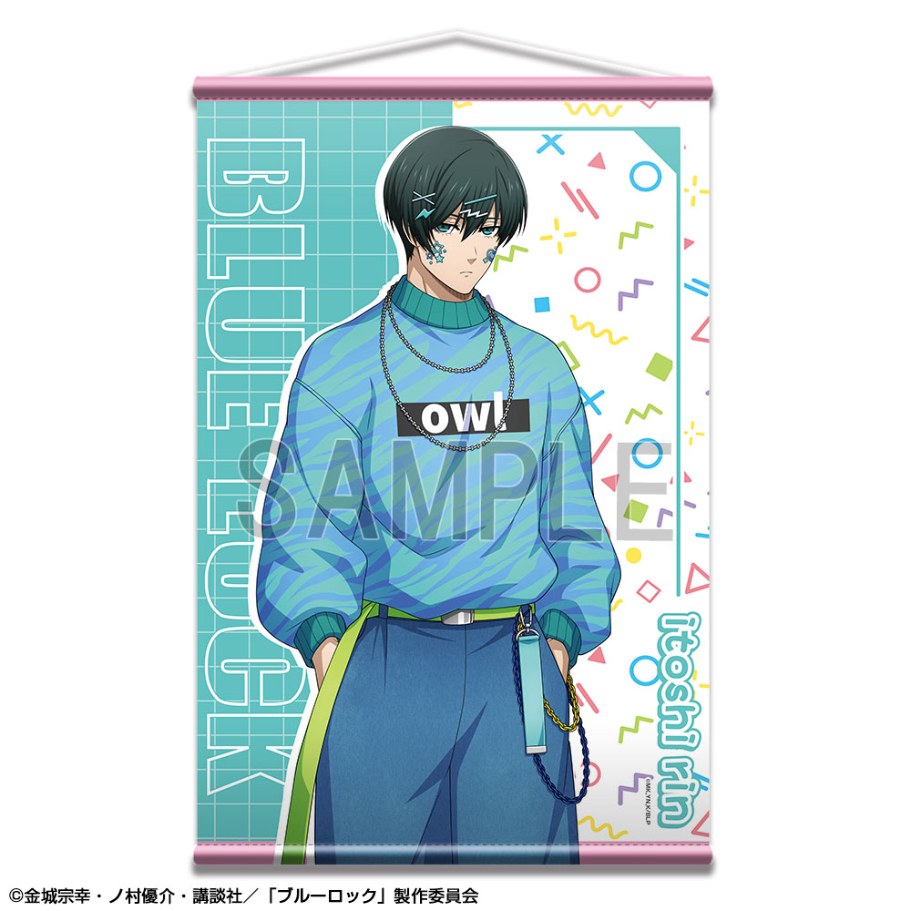 ブルーロック_B2タペストリー デザイン02(糸師 凛/デコラティブポップ