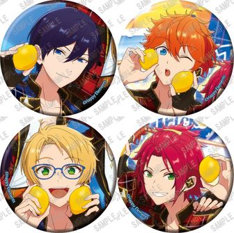 あんスタ 巴日和 テーマスカウト缶バッチ 72点 缶バッジカバー付き あん