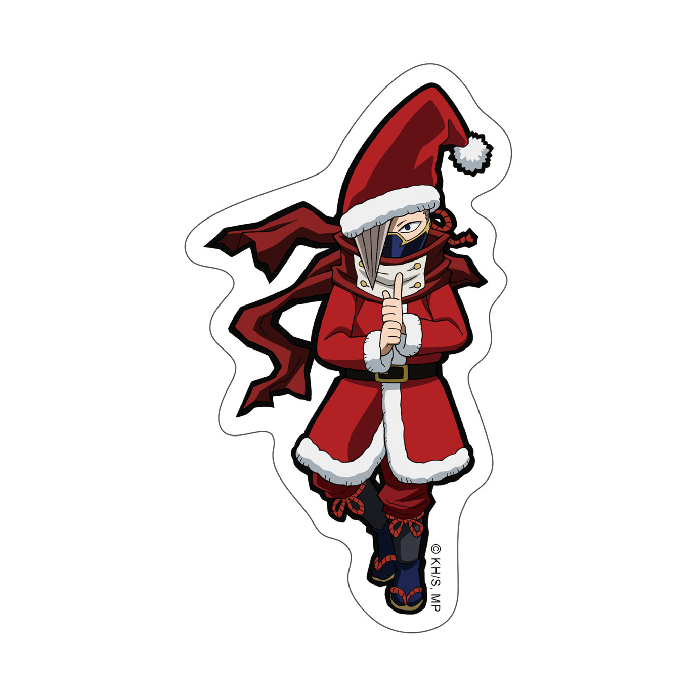 僕のヒーローアカデミア_ステッカーセット／クリスマス（爆豪・ベスト